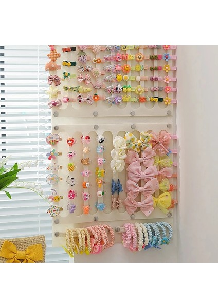 Pkb Saç Fiyonkları Organizatör Duvar Asılı Büyük Kapasiteli Kafa Bandı Tutucu Saç Tokası Depolama Askı Yerden Tasarruf Sağlayan Aksesuar Kız Odası Için (Yurt Dışından) indirimleri