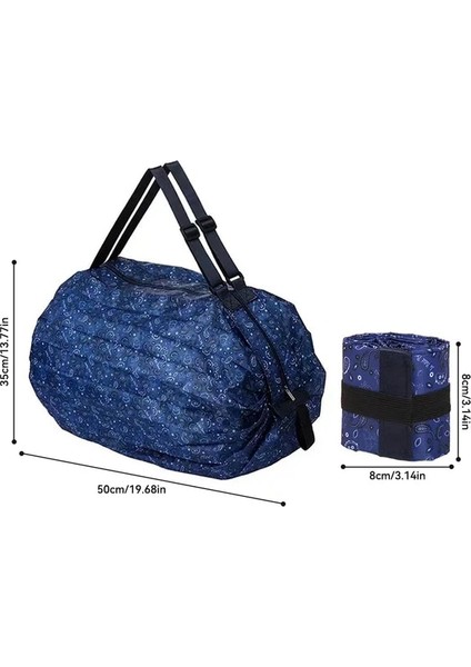 Renk 29 Katlanabilir Alışveriş Çantası Uzaydan Tasarruf Yeniden Kullanılabilir Süpermarket Bakkal Alışveriş Çantası Seyahat Plaj Spor Spor Çantası Aperatifler Giysileri Için (Yurt Dışından)