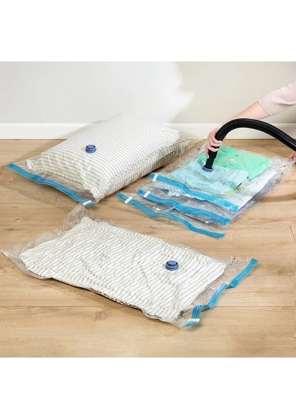 1 Adet 60X80 cm Büyük Kapasiteli Saklama Torbaları Vakum Seyahat Çantaları Giysi Yastıklar Yatak Battaniye Uzay Tasarrufu Sıkıştırma Yatak Ev Organizatör (Yurt Dışından) fiyatları