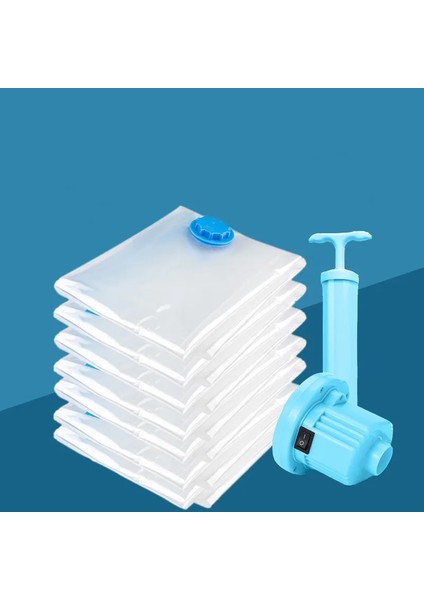 Elektrikli Pompa 70X90 cm Vakum Saklama Çantası, Yatak, Yastık, Havlu, Giysi ve Diğer Yerden Tasarruf Sağlayan Seyahat Saklama Çantası, Saklama Çantası, (Yurt Dışından) fırsatları