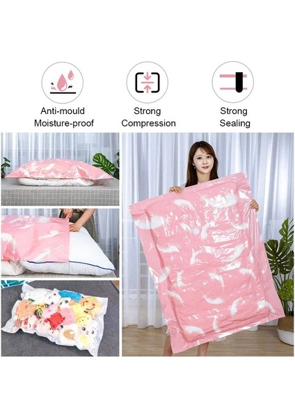 A- 80X100CM 10 Parça 6 Stil Vakum Torbası Elbise Yorgan Saklama Torbaları Ev Düzenleyici Seyahat Sıkıştırılmış Organizasyon Yerden Tasarruf Yatak Mühür Paketi (Yurt Dışından) indirimleri