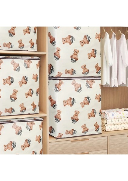 GRI-50X50X70CM 180L Yorgan Saklama Kutusu Toz Geçirmez Organizatörler Dokunmamış Dolap Yerden Tasarruf Çantası Ev Taşıma Yatak Kutusu Seyahat Depolama Organizasyonu (Yurt Dışından) indirimleri