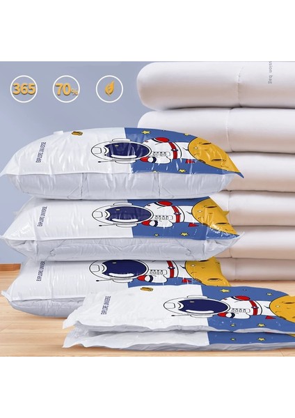 1 Adet 100X80CM Vakumlu Saklama Torbaları Giysi, Yatak Takımı, Yerden Tasarruf Sağlayan Çanta Depolama Vakumlu Mühür Paketi, Katlanır Sıkıştırılmış Organizatör Çantası (Yurt Dışından) fırsatları