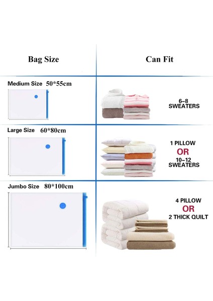 Pompalı 5 Paket Çanta 40X50CM 5/10 Adet Giysiler Için Dayanıklı Vakum Saklama Torbaları Yastıklar Yatak Örtüsü Daha Fazla Yerden Tasarruf Sıkıştırma Seyahat El Pompası Mühür Fermuar (Yurt Dışından) modelleri