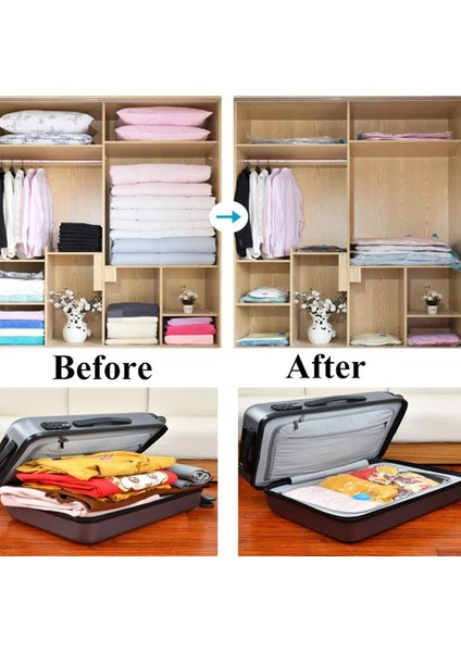 Pompalı 5 Paket Çanta 40X50CM 5/10 Adet Giysiler Için Dayanıklı Vakum Saklama Torbaları Yastıklar Yatak Örtüsü Daha Fazla Yerden Tasarruf Sıkıştırma Seyahat El Pompası Mühür Fermuar (Yurt Dışından) indirimleri