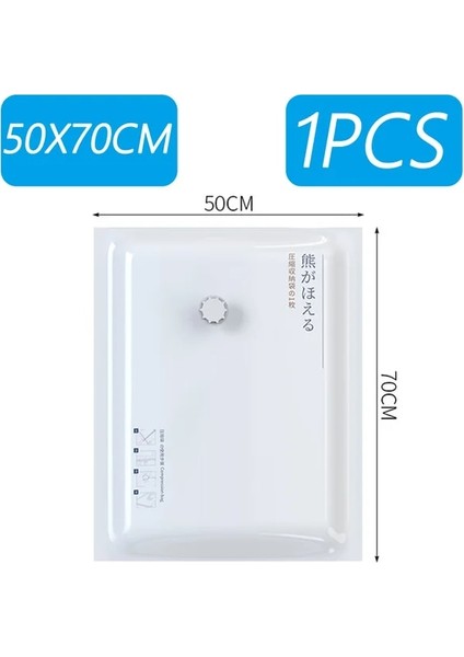 50X70 Vakum Saklama Torbaları Sıkıştırılmış Çanta Elektrikli Pompa Yerden Tasarruf Sıkıştırma Seyahat Mühür Organizatör Giysi Yastıklar Yatak Dolap (Yurt Dışından)