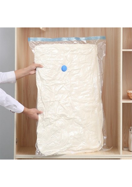 50X60CM Vakum Poşeti Ev Düzenleyici Yorgan Elbise Vakum Saklama Çuval Sıkıştırılmış Yerden Tasarruf Sağlayan Hava Yastıkları Su Geçirmez (Yurt Dışından) modelleri