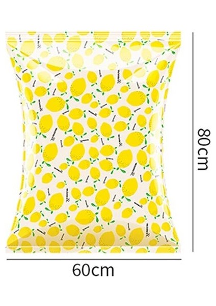 60X80 cm Kalınlaşmış ve Büyütülmüş Vakum Torbası Saklama Çantası Şeffaf Giyim Mühür Sıkıştırılmış Seyahat Yerden Tasarruflu Çanta Ambalajı (Yurt Dışından)