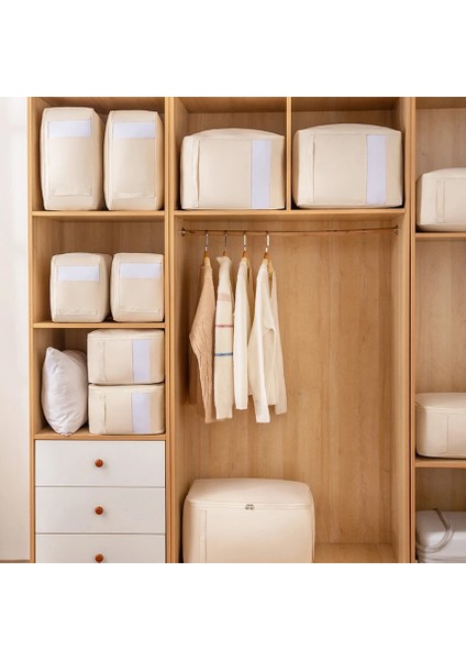 Beyaz - S Büyük Oxford Yorgan Elbise Saklama Çantası Katlanabilir Dolap Yastık Pantolon T-Shirt Tutucu Konteyner Yerden Tasarruf Sağlayan Aksesuarlar Organizatör (Yurt Dışından) fiyatları