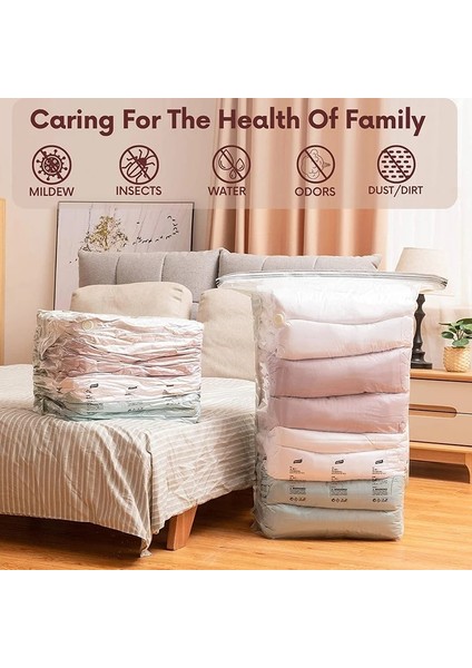 80X100CMX38CM5 Adet Vakum Saklama Torbaları Space Saver Çantalar Büyük Saklama Torbaları Yatak Takımları Elbise Battaniye Yorgan Için Vakumlu Mühürlü (Yurt Dışından) fiyatları