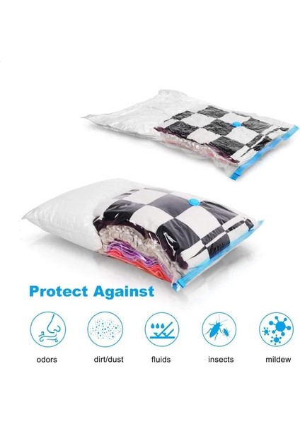 30X40 cm 1 Adet Açılıp Kapanabilir Vakum Poşeti Depolama Organizatör Şeffaf Elbise Organizatör Mühür Sıkıştırılmış Seyahat Tasarruflu Çanta Paketi (Yurt Dışından) fırsatları