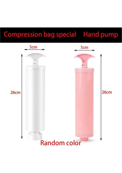 Rastgele El Pompası Askı Dolapları ile Vakum Torbaları Uzay Tasarrufu Nem Geçirmez Depolama Toz Kapağı Giysileri Saklama Yan Çekme Dolap Dolap Organizatör (Yurt Dışından)