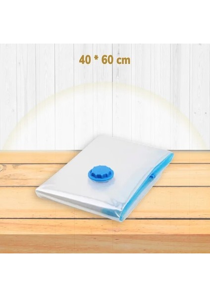 40X60CM Vakum Poşeti Depolama Ev Düzenleyici Uygun Şeffaf Elbise Organizatörü Mühürleyen Sıkıştırılmış Seyahat Yerden Tasarruf Sağlayan Çanta Paketi (Yurt Dışından)