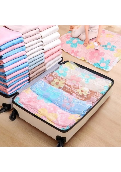 El Pompası 100X130CM Jumbo Vakum Saklama Torbaları Space Saver Vakum Saklama Çantası, Giyim, Yorgan, Yatak, Seyahat Için Yeniden Kullanılabilir Mühürleyen Çanta (Yurt Dışından) indirimleri