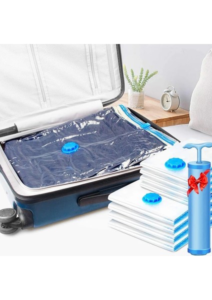 5 Adet 80X100 Vakum Saklama Torbaları Yerden Tasarruflu Sızdırmazlık Sıkıştırılmış Paket Çanta Seyahat Yeniden Kullanılabilir Sıkıştırma Vakum Giysi Organizatör Kapakları (Yurt Dışından) fiyatları