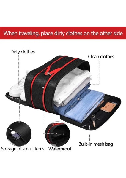 Siyah 16L Katlanabilir Sıkıştırılabilir Giysi Saklama Çantası Su Geçirmez ve Zehirli Büyük Kapasiteli Saklama Çantası Yer Kaplamaz Ev Eşyaları (Yurt Dışından) fiyatları