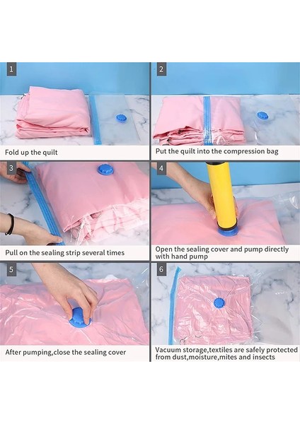 30X50CM Vakumlu Saklama Torbaları, Space Saver Çanta, Giysi Battaniyeleri Için Vakum Paketi Saklama Çantası Seyahat Depolama, Yeniden Kullanılabilir Çantalar Çift Fermuarlı Mühür (Yurt Dışından) indirimleri