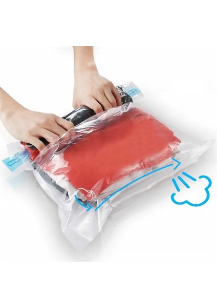 Stil D 6 Adet 1 ~ 10 Adet Elle Vakum Sıkıştırılmış Çanta Roll Up Mühür Çanta Seyahat Space Saver Saklama Torbaları Elbise Organizatör Yeniden Kullanılabilir Ambalaj (Yurt Dışından) indirimleri