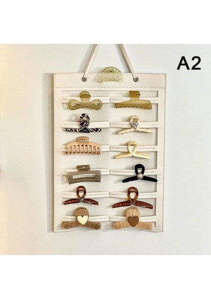 02 Saç Fiyonkları Organizatör Büyük Kapasiteli Kafa Bandı Tutucu Duvar Asılı Saç Tokası Depolama Askı Yerden Tasarruf Sağlayan Saç Kızlar Oda Duvar Dekoru (Yurt Dışından)