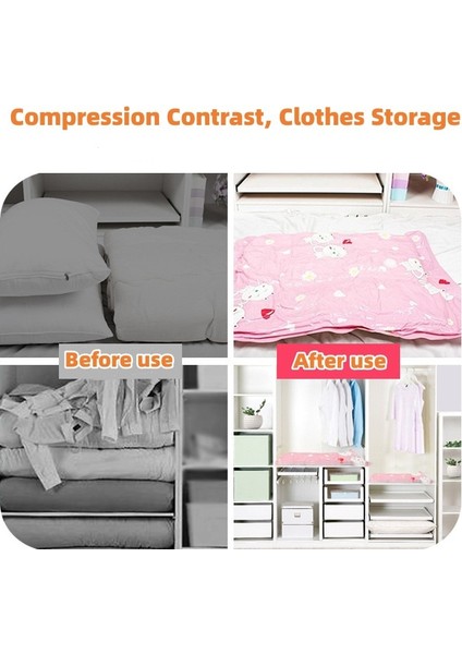 5 Paket 100X70 6- 10 Adet Vakum Poşeti Giysi Saklama Çantası Için Vana ile Pembe Karikatür Katlanır Sıkıştırılmış Organizatör Seyahat Yerden Tasarruf Sağlayan Mühür Paketi (Yurt Dışından) indirimleri