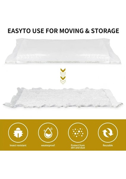 Xl Sızdırmazlık Etkili Vakumlu Saklama Torbası Vakumlu Mühürlü Yatak Çantası Kullanıcı Dostu Yatak Vakumlu Saklama Torbaları Uzay Tasarrufu Neme Dayanıklı (Yurt Dışından) fırsatları