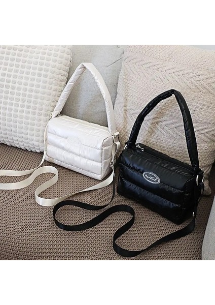 Pic Renk Kırmızı 22.5 10 14.5cm Miyagawa Uzay Pamuk Çanta Crossbody Çanta 2023 Yeni Pamuk Takım Elbise Çanta Çanta Moda Omuz Çantası Kadın Sevimli Parlak Renkli Çanta (Yurt Dışından) fiyatları