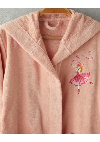 Ballerina Kadife Çocuk Bornoz 6-8 Yaş Pembe modelleri