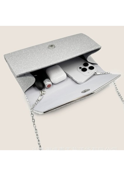 Altın Parlak Glitter Kadın Çanta Tasarımcısı Çanta Lüks Zincir Omuz Çantası Balo Bayanlar Debriyaj Akşam Çanta Kadın Ziyafet Bileklik Çanta (Yurt Dışından) fırsatları