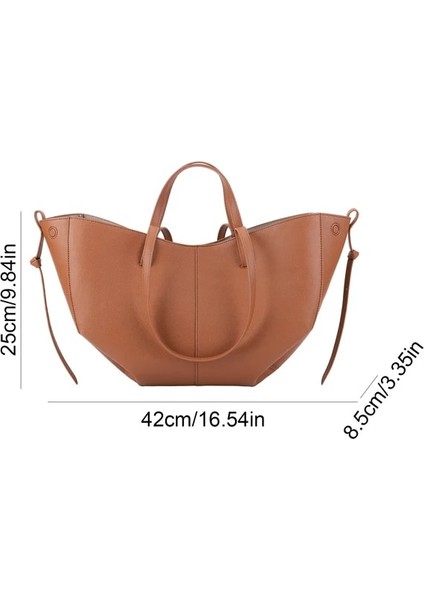 Deve Küçük Vintage Kadın Omuz Çantası Büyük Kapasiteli Tote Çanta Pu Deri Bakkal Kese Eşleşen Debriyaj Çanta Seti Tasarımcı Lüks Bolsa (Yurt Dışından)