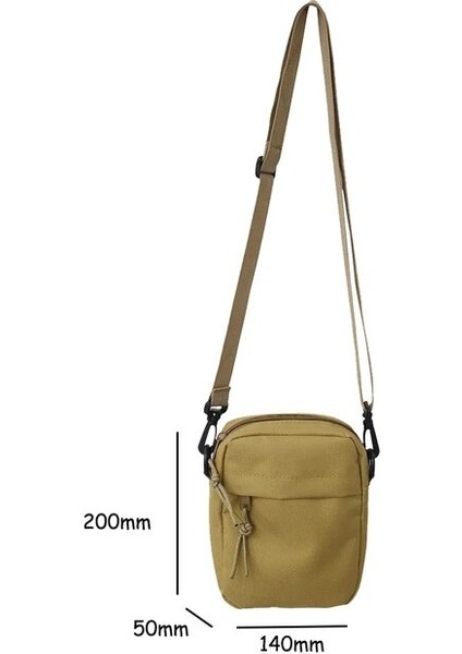 Haki Yeni Oxford Kadın Crossbody Çanta Küçük Omuz Çantaları Erkekler Için Kore Düz Renk Öğrenciler Telefonu Çanta Mini Postacı Çantası (Yurt Dışından)