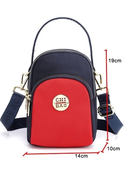 Stil C 2022 Moda Kadın Askılı Çanta Naylon Su Geçirmez Fermuarlı Kadın Omuz Paketi Büyük Kapasiteli Kızlar Seyahat Crossbody Çanta (Yurt Dışından)