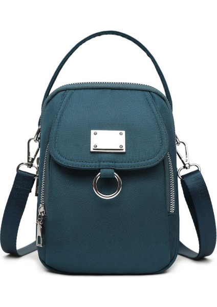 Stil C 2022 Moda Kadın Askılı Çanta Naylon Su Geçirmez Fermuarlı Kadın Omuz Paketi Büyük Kapasiteli Kızlar Seyahat Crossbody Çanta (Yurt Dışından)