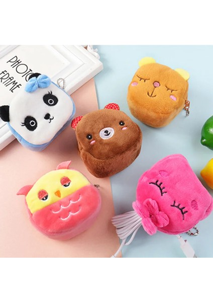 Stil 8 Sevimli Hayvan Erkek Kız Peluş Bozuk Para Cüzdanı Fermuarlı Çanta Depolama Kılıfı Mini Çanta Çocuklar ve Kadınlar Için Hediye (Yurt Dışından) fırsatları