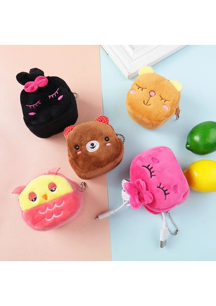 Stil 8 Sevimli Hayvan Erkek Kız Peluş Bozuk Para Cüzdanı Fermuarlı Çanta Depolama Kılıfı Mini Çanta Çocuklar ve Kadınlar Için Hediye (Yurt Dışından) indirimleri