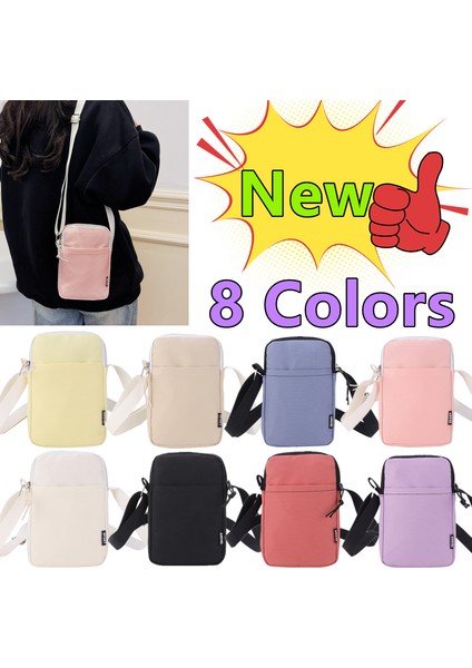 Pembe 20X13X4CM Yeni 8 Renk Cep Telefonu Çantası Kadın Haberci Çantası Tüm Maç Mini Küçük Crossbody Çanta Asılı Boyun Bozuk Para Cüzdanı Dikey Çanta (Yurt Dışından) fiyatları