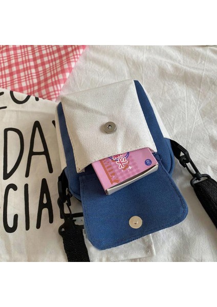 Pembe ve Siyah 16X13X2 Sevimli Kanvas Telefon Çanta Küçük Tavşan Karikatür Alışveriş Çantası Moda Kız Öğrenci Kız Kadınlar Için Crossbody Omuz Çantaları Çanta (Yurt Dışından) fırsatları