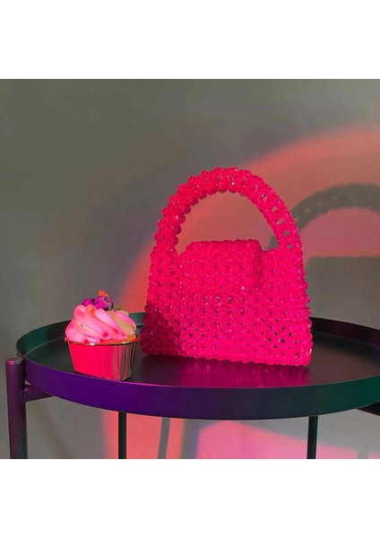 Yeşil MX15.5X9.5X5.5CM Özelleştirilmiş Boncuk Çanta Yeşil El Dokuma Ünlü Çanta Üstten Saplı Çantalar ve Çantalar Benzersiz Tasarım Bayanlar Parti Çantası (Yurt Dışından) modelleri