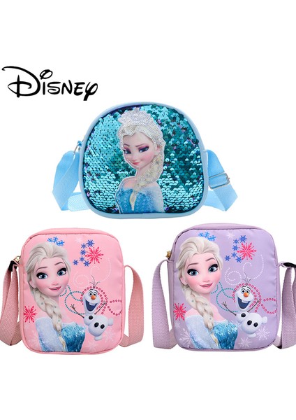 Stil 10 Disney Prenses Serisi Crossbody Çanta Dondurulmuş 2 Elsa Sofia Karikatür Omuzdan Askili Çanta Kızlar Için Moda Payetler Çanta Çocuklar Hediyeler (Yurt Dışından) fiyatları