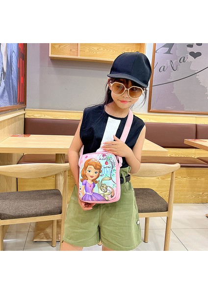 Stil 10 Disney Prenses Serisi Crossbody Çanta Dondurulmuş 2 Elsa Sofia Karikatür Omuzdan Askili Çanta Kızlar Için Moda Payetler Çanta Çocuklar Hediyeler (Yurt Dışından) fırsatları