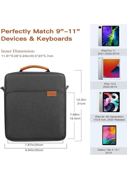 Çiçekler 9-11IN 9-13 Inç Tablet Çantası Ipad Air Için Ipad Pro Mini 2020 Xiaomi 2022 Için Omuzdan Askili Çanta Darbeye Dayanıklı Depolama Bilgisayar Çantası Çanta Yeni (Yurt Dışından) indirimleri