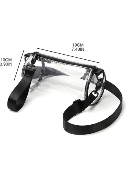 3TT908491 Şeffaf Bel Komik Paketi Temizle Sling Kemer Çantası Pvc Taşınabilir Seyahat Kalça Serseri Küçük Çanta Crossbody Omuz Göğüs Telefon Kılıfı (Yurt Dışından)