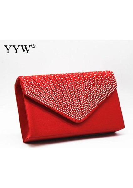 Kırmızı Mor Kadın Düğün Debriyaj Lüks Çanta Kadın Çantaları Tasarlanmış Debriyaj Kadın 2019 Sarı Yaz Manşonlar Kadın Akşam Balo Çantası (Yurt Dışından)