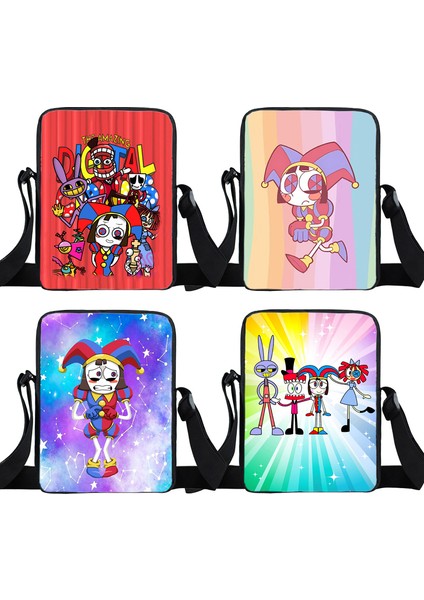 11 Inanılmaz Dijital Circu Omuz Çantası Pomni Jax Çocuk Boys Crossbody Çanta Karikatür Cep Telefonu Messenger Çanta Kare Küçük Çanta (Yurt Dışından) fiyatları