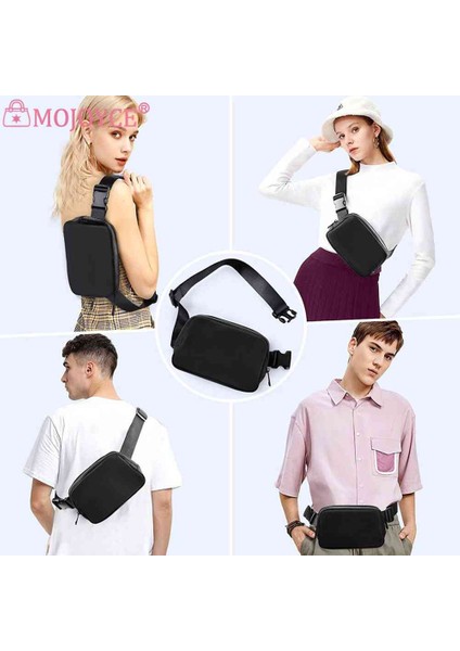 Siyah Naylon Koşu Saklama Çantası Ayarlanabilir Koşu Kemeri Bel Paketi Çok Fonksiyonlu Aşınmaya Dayanıklı Yüksek Kapasiteli Spor Aksesuarları (Yurt Dışından) indirimleri