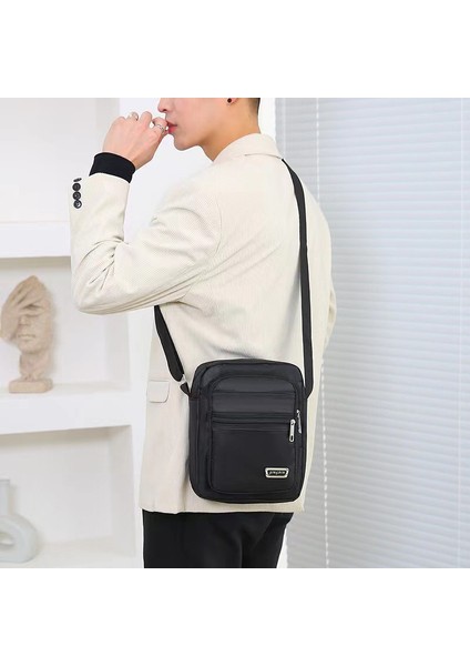 Yeşil 4 Fermuarlı Yeni Erkek Crossbody Çanta Naylon Erkek Kadın Omuz Çantaları Seyahat Rahat Depolama Omuz Çantası Messenger Çanta (Yurt Dışından) indirimleri