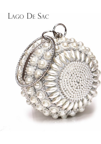 B1 12.5X12.5X12.5CM Dairesel Top Elmas Püskül Kadın Parti Yemeği Manşonlar Akşam Düğün Çantası Kadın Gelin Omuz Çanta Bileklikler Debriyaj (Yurt Dışından) fırsatları