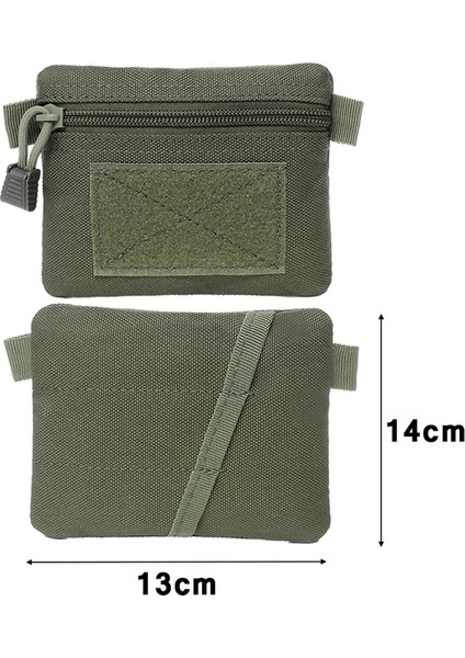 Ordu Yeşil Sıcak Satış Sikke Çantalar Aşınmaya Dayanıklı Çok Fonksiyonlu Açık Yürüyüş Molle Kılıfı Cüzdan Su Geçirmez Taşınabilir Seyahat Fermuar Bel Çantası (Yurt Dışından)