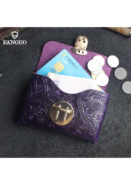 Koyu Kahve Erkek Bozuk Para Cüzdanı Retro Hakiki Deri Kart Tutucu Çanta El Yapımı Para Cüzdan Kadın Taşınabilir Kısa Çanta Kart Kılıfı Debriyaj Cüzdan (Yurt Dışından) indirimleri