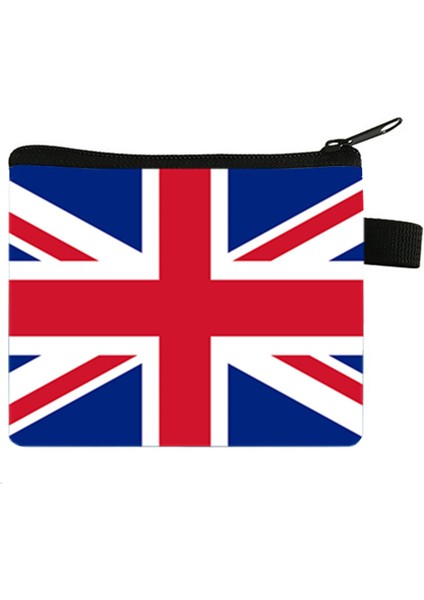 06 Ulusal Bayrak Cüzdan Öğrenci Erkek ve Kız Kısa Cüzdan Kart Çantası Cep Değişim Çanta Çanta Mini Bozuk Para Cüzdanı Küçük Kese Para (Yurt Dışından)