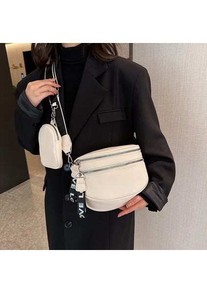 White3 Çok Cepli Crossbody Çanta Bayan Omuz Çantaları Pu Deri Komik Paketi Bel Çantası Mini Çanta Ayarlanabilir Alışveriş Omuz Çantaları Çanta (Yurt Dışından) fiyatları